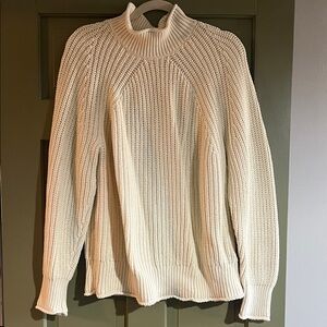 JCREW Chunky Fisherman Mockneck